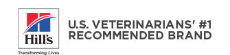 Hill's. U.S. Veterinarians' #1 recommended brand.